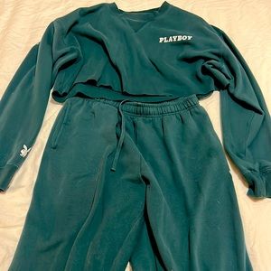 Playboy Bunny Teal Sweatsuit